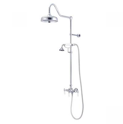 Maidstone Exposed Bathroom Shower Set with Handshower in Chrome