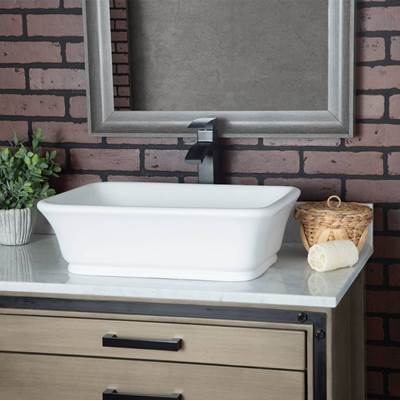 Maidstone Saint Tropez Mineralcast Vessel Sink in Matte White