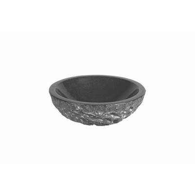 Maidstone Granite Vessel Sink in Dark Gray Granite