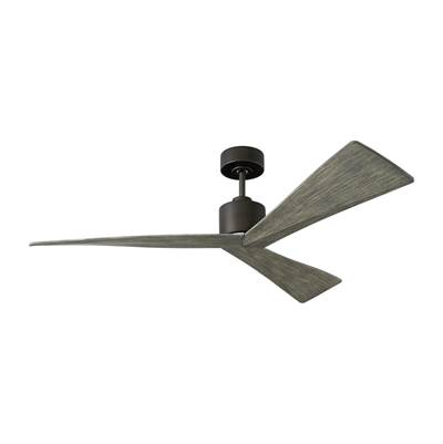 Visual Comfort Fan Collection Adler 52" Ceiling Fan in Aged Pewter Light Grey Weathered Oak