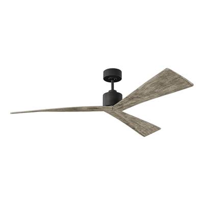 Visual Comfort Fan Collection Adler 60" Ceiling Fan in Aged Pewter Light Grey Weathered Oak