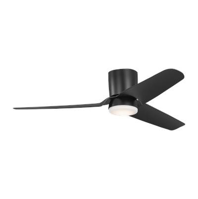 Visual Comfort Fan Collection Colgin 56 Hugger LED Ceiling Fan in Midnight Black