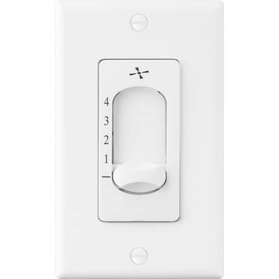 Visual Comfort Fan Collection Universal Control - 4-Speed - Hardwire Wall Control in White