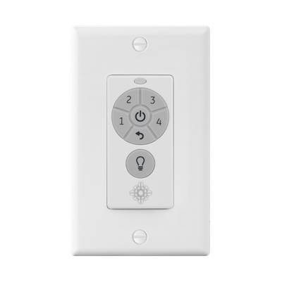 Visual Comfort Fan Collection Universal Control 4-Speed Wall Control with LED Light Dimmer