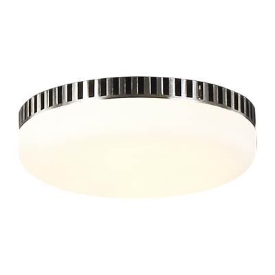 Visual Comfort Fan Collection Arcade Universal LED Light Kit - Frosted White Glass - Bulbs Included in Brushed Steel