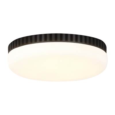 Visual Comfort Fan Collection Arcade Universal LED Light Kit - Frosted White Glass - Bulbs Included in Midnight Black