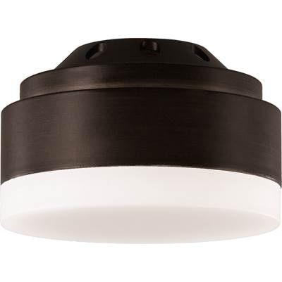 Visual Comfort Fan Collection Aspen LED Light Kit - Frosted Acrylic Shade in Aged Pewter