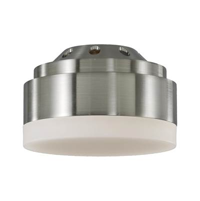 Visual Comfort Fan Collection Aspen LED Light Kit - Frosted Acrylic Shade in Brushed Steel