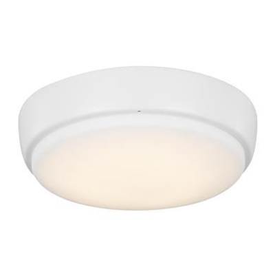 Visual Comfort Fan Collection Universal Light Kits 7'' LED Light Kit - Frosted Acrylic Shade in Matte White