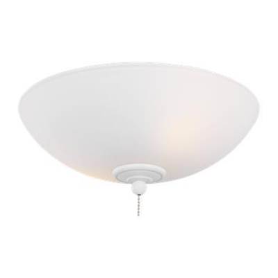 Visual Comfort Fan Collection Universal Light Kits 12'' LED Light Kit - Glass in Matte White