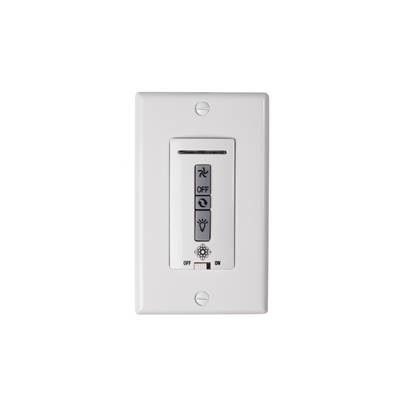 Visual Comfort Fan Collection NEO Remote Control - 4-Speed with Dimmer and Reverse - Hardwired Wall in White