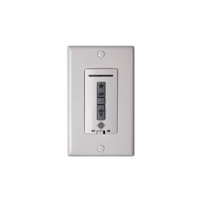 Visual Comfort Fan Collection NEO Remote Control - 4-Speed with Dimmer - Hardwired Remote Wall in White