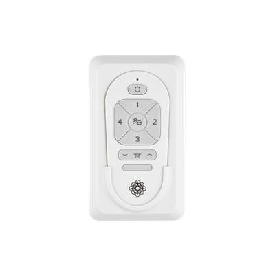 Visual Comfort Fan Collection Universal Control - 4-Speed with Dimmer - Wall/Hand-Held Smart Kit in White