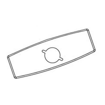 Moen Commercial 4" Deck Plate with Mounting Kit - For 8302, 8303, 8304 in Chrome