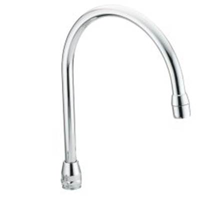 Moen Commercial Gooseneck Spout - 8-3/8" Reach, 11" Height in Chrome
