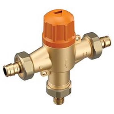 Moen Commercial Thermostatic Mixing Valve - 1/2" Cold Expansion PEX Connection - 12 GPM in Unfinished