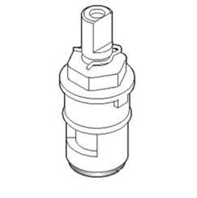 Moen Commercial 2-Handle Plastic Shell Ceramic Disc Cartridge - Hot