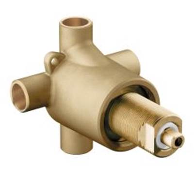 Moen Commercial Three-Function 1/2-Inch Transfer Valve in Unfinished