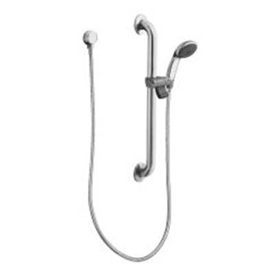 Moen Commercial Hand Shower with Slide Bar - 2.5 GPM in Chrome Stainless