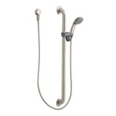 Moen Commercial Hand Shower with Slide Bar - 1.5 GPM in Classic Brushed Nickel