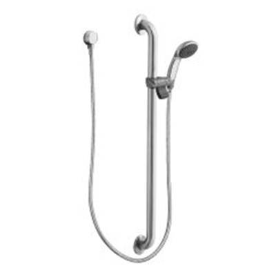Moen Commercial Hand Shower with Slide Bar - 2.5 GPM in Chrome Stainless