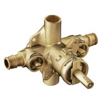 Moen Commercial 1/2" Posi-Temp® Brass Rough-In Valve - Includes Stops in Unfinished