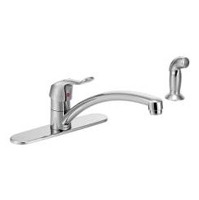 Moen Commercial M-DURA Single Hole Kitchen Faucet - One-Handle - 1.5 GPM in Chrome