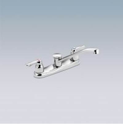 Moen Commercial M-BITION Deck Mounted Kitchen Faucet - Two-Handle - 1.5 GPM in Chrome