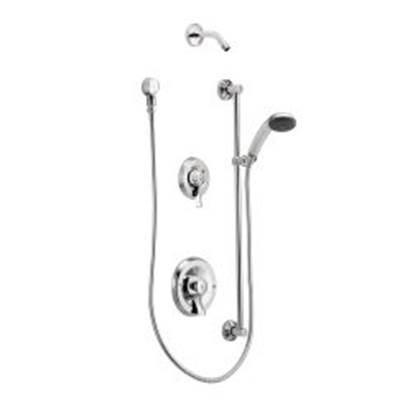 Moen Commercial Shower Faucet Trim - Transfer Posi-Temp® All-Metal in Chrome
