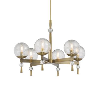 Minka-Lavery Populuxe 6-Light Chandelier in Oxidized Aged Brass