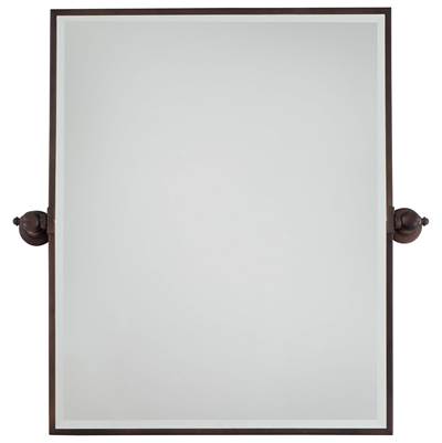 Minka-Lavery XL Rectangle Mirror - Beveled in Dark Brushed Bronze