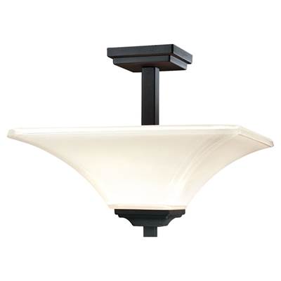 Minka-Lavery Agilis 2-Light Semi Flush in Coal