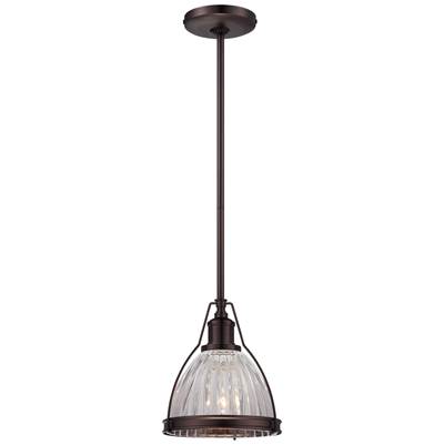 Minka-Lavery Mini Pendant - 1-Light in Dark Brushed Bronze