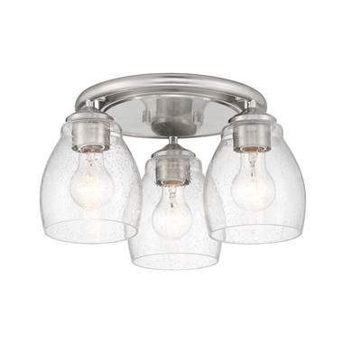 Minka-Lavery Winsley 3-Light Semi Flush in Brushed Nickel