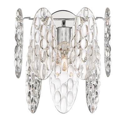 Minka-Lavery Isabella's Reign 1-Light Wall Sconce in Polished Nickel