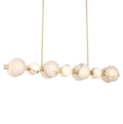 Minka-Lavery Zill 14-Light LED Island Pendant in Lily Gold