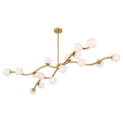 Minka-Lavery 16-Light Chandelier in Legacy Brass