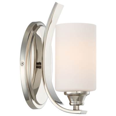 Minka-Lavery Tilbury 1-Light Bath in Polished Nickel