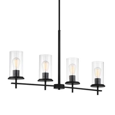 Minka-Lavery Haisley 4-Light Island Pendant in Coal