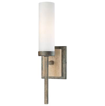 Minka-Lavery Compositions 1-Light Wall Sconce in Aged Patina Iron