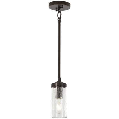Minka-Lavery Elyton 1-Light Mini Pendant in Downton Bronze Gold