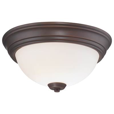 Minka-Lavery Overland Park 2-Light Flush Mount in Vintage Bronze