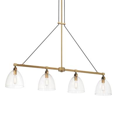 Minka-Lavery 4-Light Island Pendant in Legacy Brass