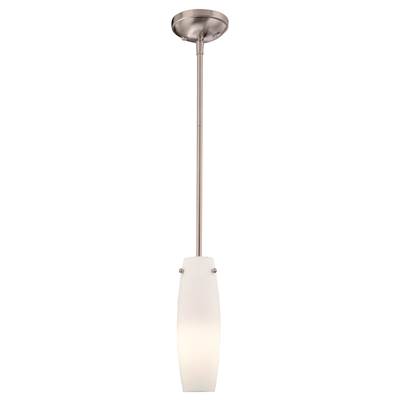 Minka-Lavery 1-Light Mini Pendant in Brushed Nickel