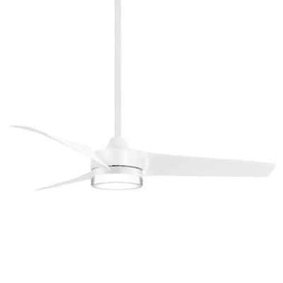 Minka Aire Veer 56-Inch LED Ceiling Fan in Flat White