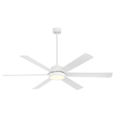 Minka Aire 65" LED Ceiling Fan in Flat White