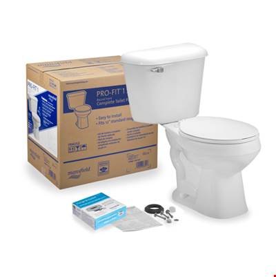 Mansfield Plumbing Pro-Fit 1 Round in White