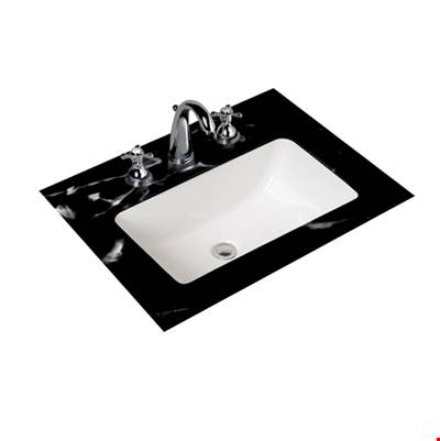 Mansfield LAV 218NS Petite Covington Undermount Bathroom Sink in White