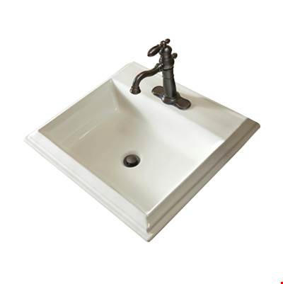 Mansfield LAV 254 Brentwood - 4-Inch Drop-In Bathroom Sink in White