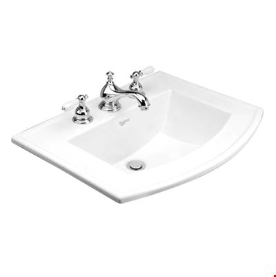 Mansfield LAV 268 Drop-In - 4-Inch Bathroom Sink in White